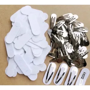 Phôi kẹp tóc kèm nỉ 5cm 10/30/100/1000 cái